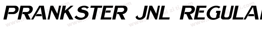 Prankster JNL Regular字体转换